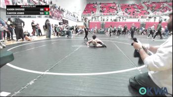 67 lbs Rr Rnd 1 - Kasen Shouse, Cowboy Wrestling Club vs Canyon Jones, Tecumseh Youth Wrestling