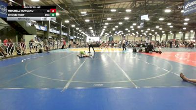 145 lbs Rr Rnd 2 - Mitchell Rowland, Combat Athletics vs Brock Rudy, Apache Black