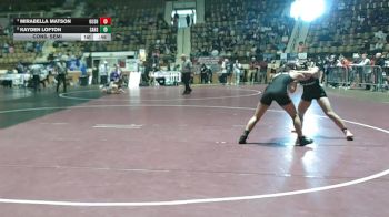 6-7A 114 Cons. Semi - Kayden Lofton, Saraland vs Mirabella Matson, Gulf Shores