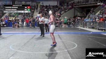 140 lbs Semifinal - Cooper Huhman, Maize vs Tucker Driggs, Manhattan