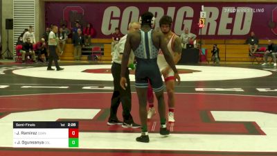 165 lbs Semifinal - Julian Ramirez, Cornell vs Joshua Ogunsanya, Columbia