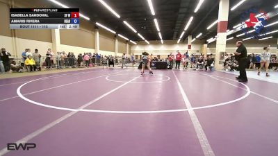 115 lbs Round Of 16 - Isabella Sandoval, 3F Wrestling vs Amaris Rivera, Heart And Pride Wrestling Club