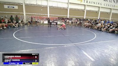 150 lbs Placement Matches (8 Team) - Leonardo Rosas, Illinois vs Oakley Maddox, Idaho