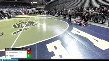 56 lbs Champ. Round 2 - Henry DeBeaumont, Moses Lake Wrestling Club vs Maverick Gibson, Inland Northwest Wrestling Training Center
