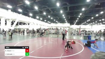 42 lbs 5th Place - Kiah Alcon, Stout Wr Acd vs Isaac Estrada, Top Rank