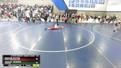 108 lbs Cons. Round 2 - Sawyer Potter, Defiant Wrestling Club vs Wesley Jackson, Syracuse