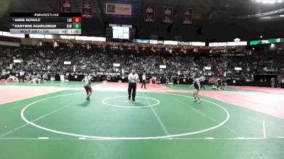 134 lbs Quarterfinal - Anne Schulz, LEB1 vs Karynne Randleman, SLW1