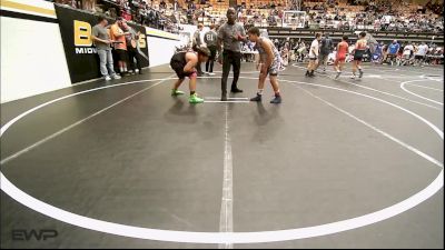120-131 lbs Rr Rnd 1 - Romeo Wynn, El Reno Wrestling Club vs Leboy Bearbow, Darko Valley Wolfpak