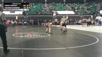 5A 113 lbs Quarterfinal - Maximus Chambers, Leeds vs Brody Chestnut, Saint Clair County