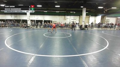 132 lbs Round Of 256 - Cory Zator, IL vs Rocco Giangeruso, NJ