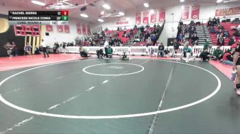 110 lbs Cons. Round 6 - Princess Nicole Comia, Long Beach Poly vs Rachel Sierra, Canyon Springs