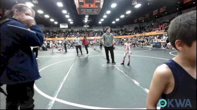 46 lbs Consi Of 4 - Madden Penn, Cotton County Wrestling Club vs Aiden Wood, Southmoore SaberCats Wrestling
