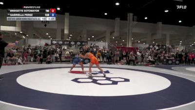 Senior Women Freestyle FS - 65 lbs Champ. Round 2 - Bridgette Sotomayor, Tiger Wrestling Club vs Gabriella Perez, Florida