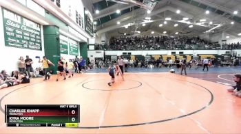 124 lbs Quarterfinal - Kyra Moore, Middleton vs Charlee Knapp, Middleton