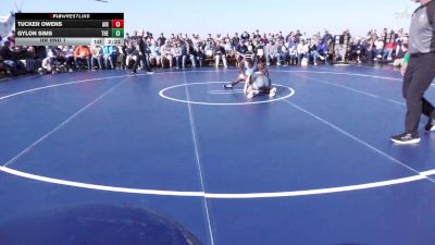 125 lbs Rr Rnd 1 - Tucker Owens, Air Force vs Gylon Sims, The Citadel