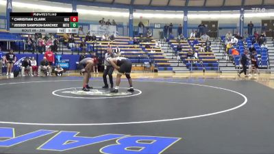 285 lbs Quarterfinal - Jeisser Sampson-Sanchez, Fort Hays Tech Northwest College vs Christian Clark, Northern Oklahoma College