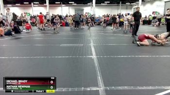 110 lbs Round 4 (8 Team) - Michael Brady, PA Alliance vs Nathan Newman, Terps Xpress