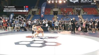 125 lbs Champ. Rd Of 64 - Ivy Andersen, GA vs Karina Lojowski, IL