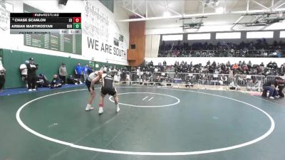 144 lbs Champ. Round 2 - Arman Martirosyan, Burbank vs Chase Scanlon, El Dorado (Placentia)