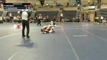 107 Championship Bracket Cons. Round 4 - Ty Goodnature, Apple Valley vs Liam Maley, Northfield