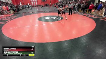 106 lbs Cons. Round 2 - Chris Gutierrez, Carol Stream (GLENBARD NORTH) vs Colin Abordo, HUNTLEY