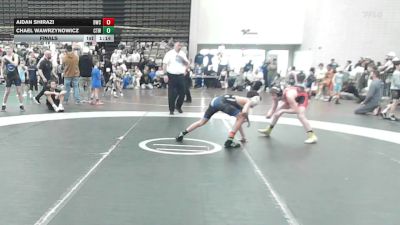 93 lbs Final - Aidan Shirazi, DoughBoy WC - MSE vs Chael Wawrzynowicz, CTWHALE Humpback - MSE