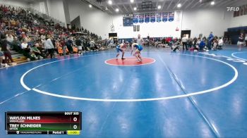 132 lbs Cons. Round 4 - Trey Schneider, Upton vs Waylon Milnes, Wheatland