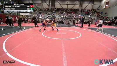 110 lbs 5th Place - Kamden Caywood, Keystone Kids Wrestling Club vs Rocky Ford, Vian Wrestling Club