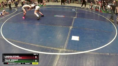 110 lbs Semifinal - Landon Stohel, Sublime Wrestling Academy vs Trace Wright, Kanab Cowboys