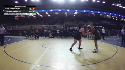285 3A 5th Place Match - Derryl Godbolt, Buchholz vs Cole Anderson, Creekside