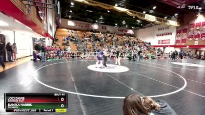 190 lbs Quarterfinal - Danika Harris, Glenrock vs Joci Davis, Cheyenne East