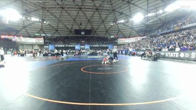 Boys 2A 126 lbs Champ. Round 1 - Finn Jones, Sequim vs Josiah Ocampo, Cleveland