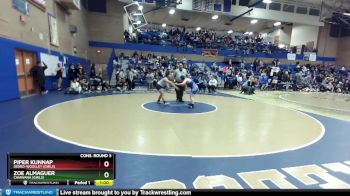 170lbs Cons. Round 3 - Zoe Almaguer, Chiawana (Girls) vs Piper Kunnap, Sedro-Woolley (Girls)