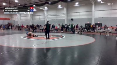 131 lbs Cons. Round 5 - Kathleen Fisher, Brewton Parker vs Marisa Moffitt, Indiana Tech