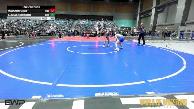 105 lbs 7th Place - Madlynn Gray, Durham Wrestling Club vs Alivia Lombardo, Middleton Wrestling Club