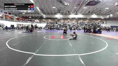 124 lbs Champ. Round 1 - Julia Donnelly, Adams State vs Betty Cherry, Emmanuel University