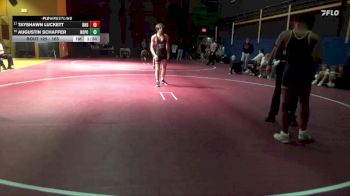165 lbs Round 1 - Augustin Schaffer, North Polk vs Tayshawn Luckett, Burlington Notre Dame