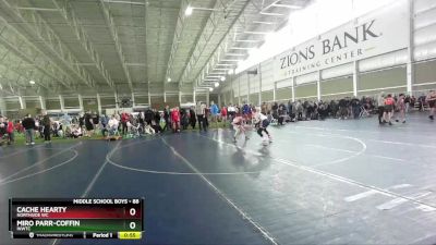 88 lbs Quarterfinal - Cache Hearty, Northside WC vs Miro Parr-Coffin, INWTC