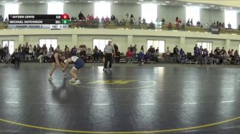 157 lbs Champ. Round 2 - Michael Hutchison, Millikin vs Jayden Lewis, Albion