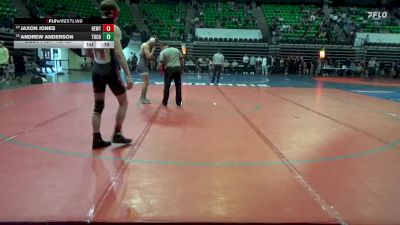 7A 157 lbs Cons. Round 2 - Jaxon Jones, Hewitt-Trussville vs Andrew Anderson, Tuscaloosa County