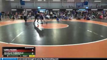 130 lbs Quarterfinal - Corey McCray, Skulls And Crossbones vs Nicholas Tubberville, Fort Payne Youth Wrestling