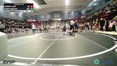 46 lbs Round Of 32 - Everett Long, Tiger Trained Wrestling vs Krew Hamilton, Broken Arrow Wrestling Club