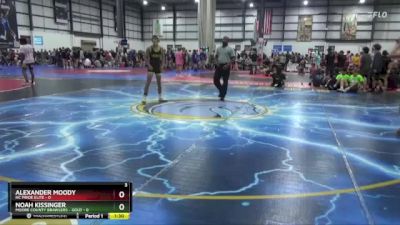 106 lbs Placement Matches (8 Team) - Noah Kissinger, MOORE COUNTY BRAWLERS - GOLD vs Alexander Moody, NC PRIDE ELITE