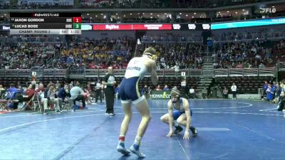 1A-144 lbs Champ. Round 2 - Lucas Bose, Underwood vs Jaxon Gordon, Riverside, Oakland