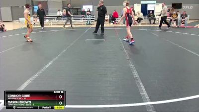 92 lbs Round 4 (10 Team) - Mason Brown, Terps East Coast Elite vs Connor Gore, Wolfpack WC