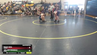 132 lbs Quarterfinal - Miles Noia, Sequim vs Walker Rondeau, Forks