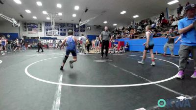 100 lbs Consi Of 4 - Maximus Gray, Division Bell Wrestling vs Kardyn Prasch, Harrah Little League Wrestling