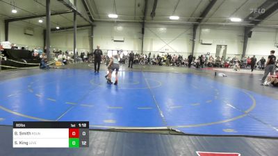 80 lbs Rr Rnd 3 - Bryce Smith, Roundtree Wrestling Academy vs Slater King, Level Up Wrestling Center