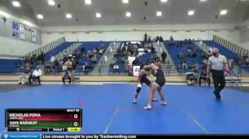 157 lbs Cons. Round 2 - Nicholas Poma, Santa Ana vs Sami Barakat, Cuesta