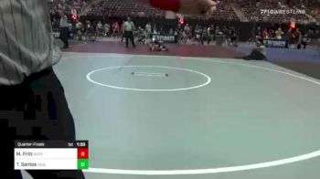 83 lbs Quarterfinal - Tracston Santos, Deschutes MC vs Mikey Fritz, Team Aggression